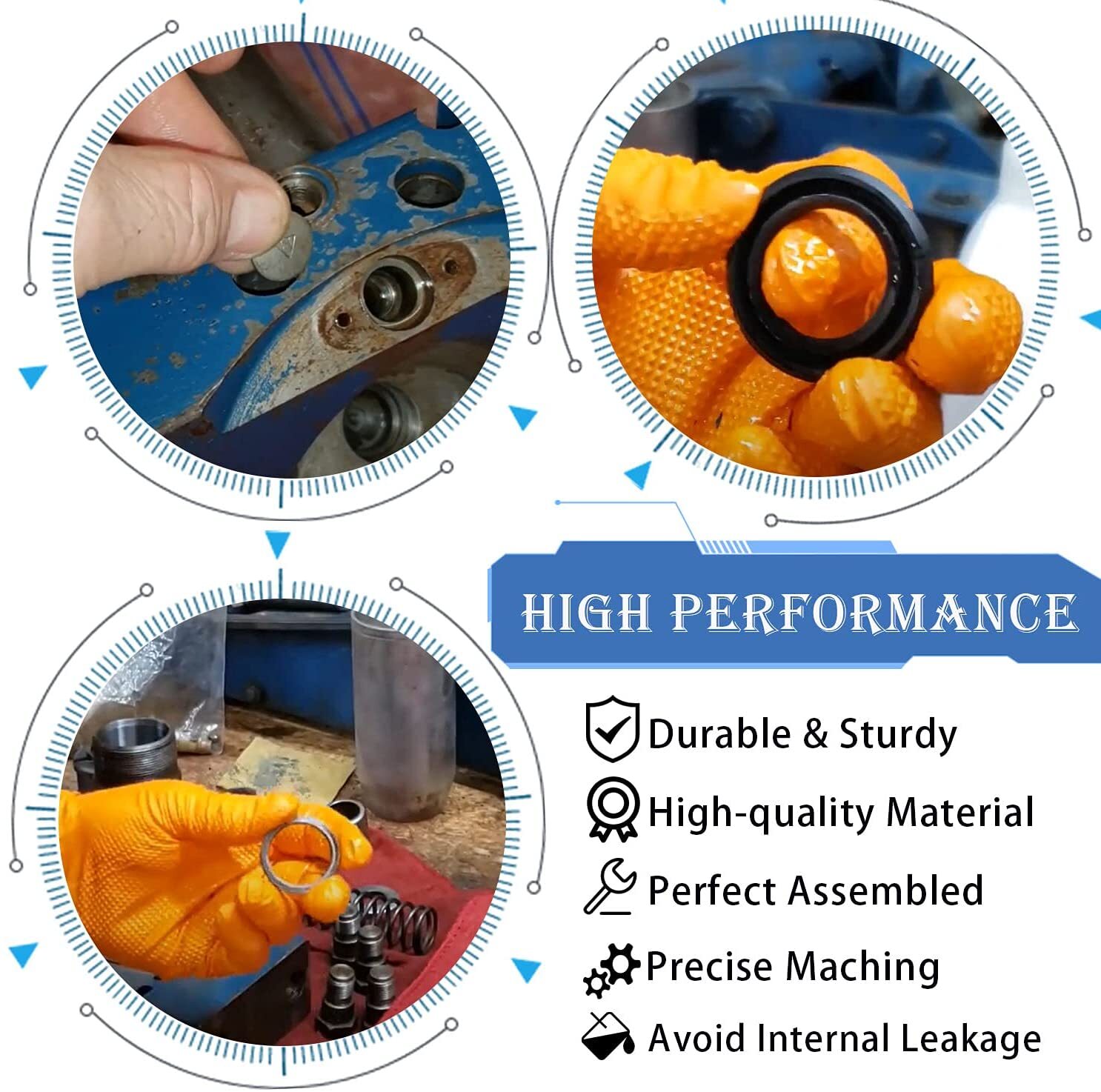 Floor Jack Seal Kit For Lincoln Walker 93642 2 ton Rebuild Internal