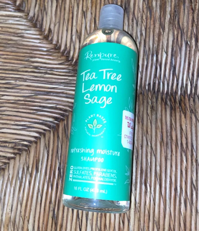 Renpure Tea Tree Lemon Sage Refreshing Moisture Shampoo 16 Ounces