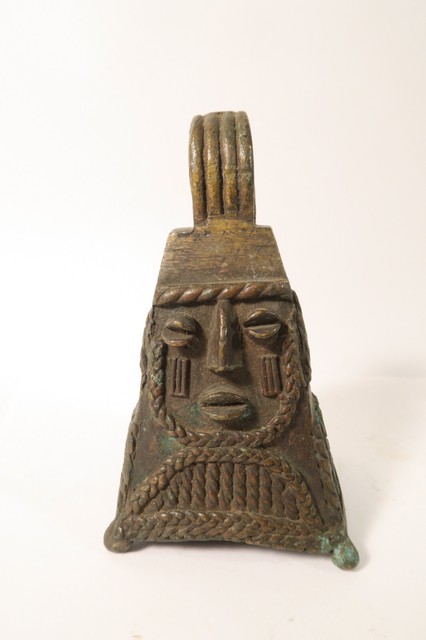 Yoruba Zeremonial Glocke Gesicht FC75 Joruba Ceremonial Bell Cloche face Afrozip Yoruba Zeremonial Glocke Gesicht FC75 Joruba Ceremonial Bell Cloche face Afrozip