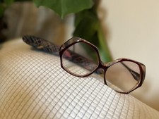 Diane Von Furstenberg 1970's S Retro Large Dawn Frames ,Rose Berry Color.