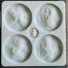 *CLEARANCE* Terrace ROUND Coaster Silicone Mold AU