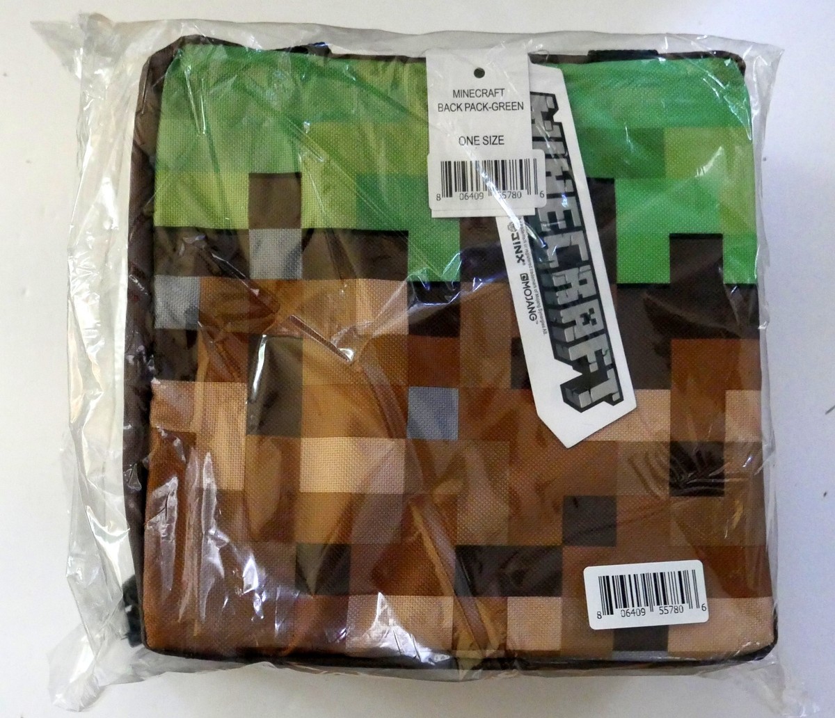 JINX MINECRAFT DIRT BLOCK LUNCH BOX GREEN/BROWN | eBay