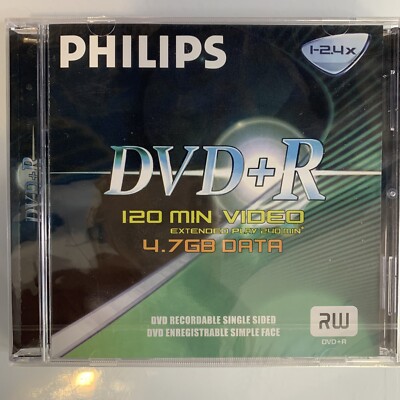 Philips DVD+R 120 Min 4.7 GB New Sealed | eBay