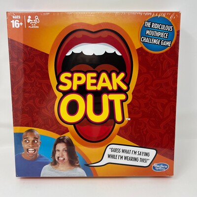 Hasbro Speak Out Game Ages 16 Plus 4-5 Players New Sealed