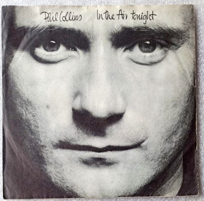 7'' Vinyl-Single    PHIL COLLINS - IN THE AIR TONIGHT    D1981 Atlantic ATL79 198