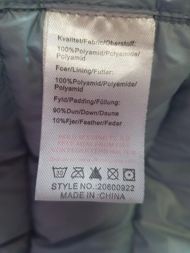 super leichte Damen Jacke Übergangsjacke Daunen Gr. M, hellblau, gebraucht/gut! - Bild 4 von 4