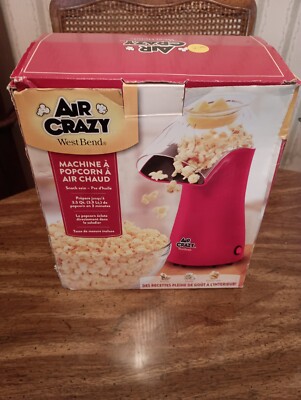 West Bend Air Crazy Hot Air Popcorn Popper Pre-owned Tested/Good Condition