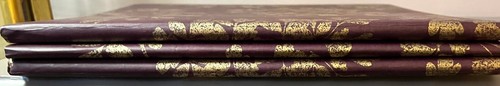 Hallmark Remember When Album Burgundy with Gold Leaves EDY2029 - 第 3/11 張圖片