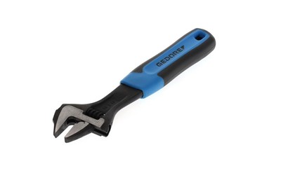 GEDORE 2171015 Adjustable Wrench, 8-Inch, Chrome Vanadium Steel, Plastic Handle