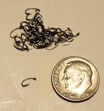 Fly Tying Hooks QTY- 50 size 24 Scud - Caddis Pupa - Shrimp - Midge High Quality