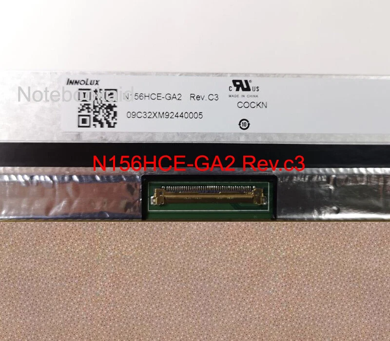 120hz 15.6"LCD Screen Exact N156HCE-GA2 Rev.c3 1080p FHD 72% NTSC eDP 40pins  - Image 2 of 4