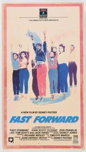 Fast Forward 80's Dance Musical (VHS, 1985, Columbia Pictures) Sidney Poitier