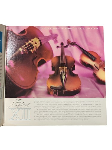 FELIX SLATKIN "THE MAGNIFICENT XII" LP 12" VINYL EXC CLEAN DIE CUT LIBERTY - Picture 2 of 8