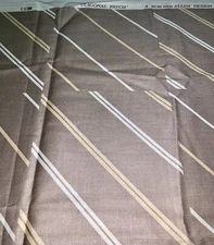 NEW Vtg 80s Cohama Riverdale Taupe Diagonal Patch Vat Scotchgard Remnant Fabric