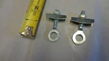 LOT of 2 - Rear Axle Bike Chain Tensioners - 9/16" Axle Hole - 7/32" Bolt Shaft