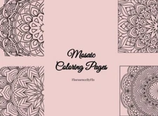 50 MANDALA MOSAIC COLORING PAGES *PDF ONLY*