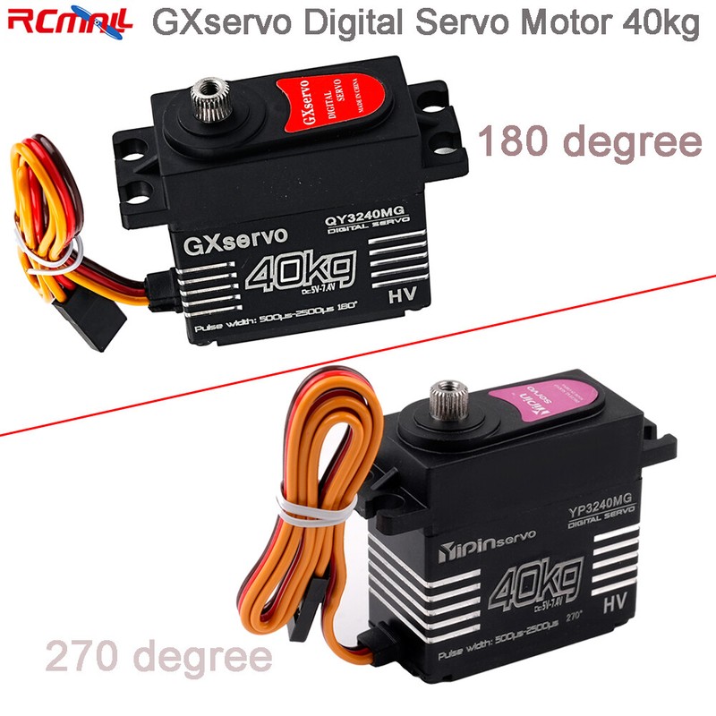 40kg GXservo Digital Servo Motor Metal Gear 5.0-7.4V for Arduino Robot Smart Car