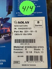 Solas New Saturn B Series  Stainless Steel  I/N:INW20050123 2231-101-13