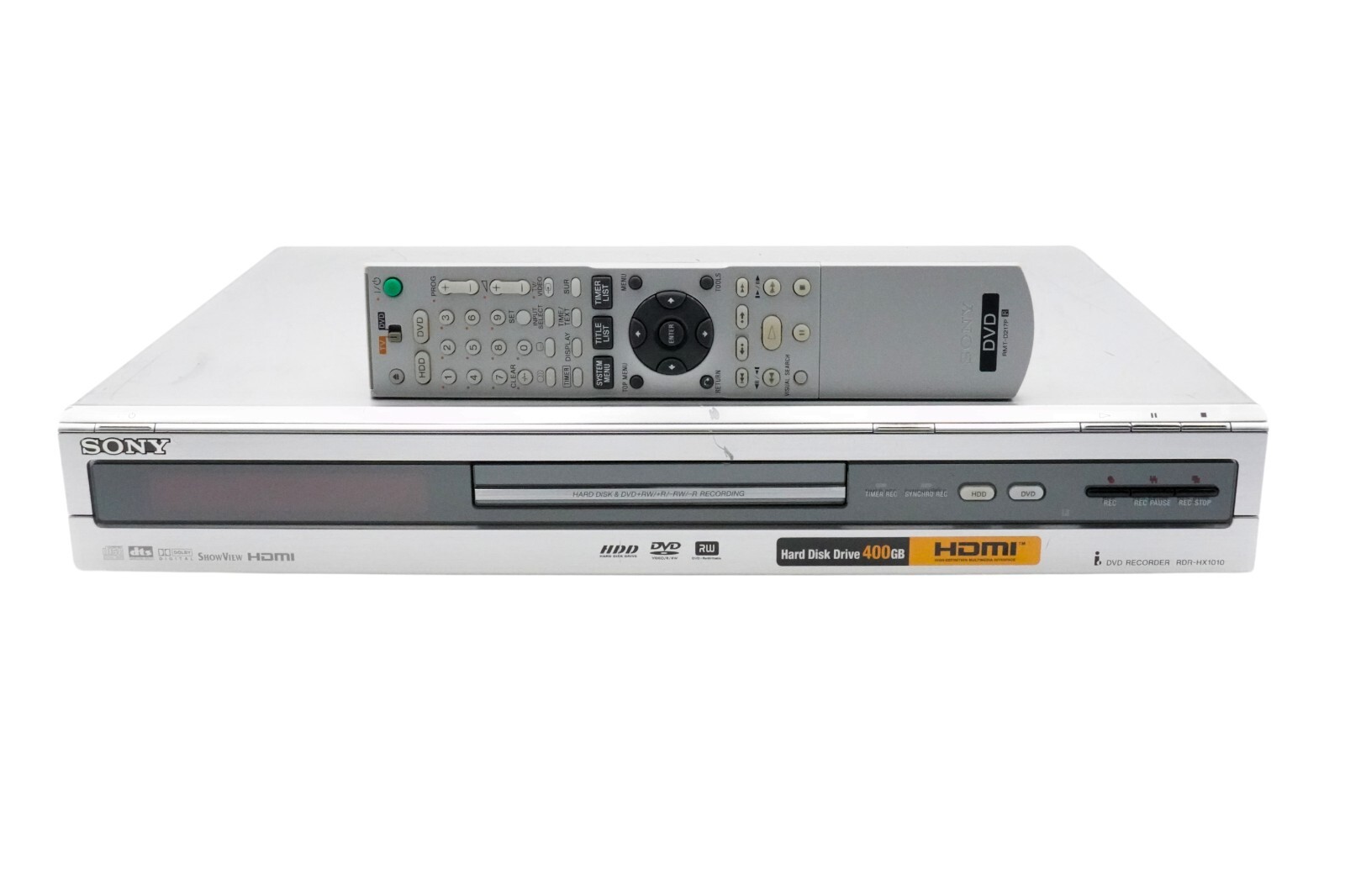Sony RDR HX1010 DVD Festplattenrecorder 400 GB HDD Rekorder DVI SVideo
