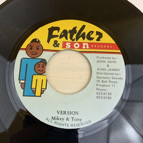 MIKEY & TONY, MURDERATION - Capleton, Version, 7” Dancehall Jamaica Vinyl Record - Imagen 4 de 5