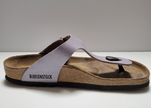 Birkenstock Gizeh Womens Sandals Size 9.5 EU 40 Thong T Strap Lavender Purple - Picture 11 of 14