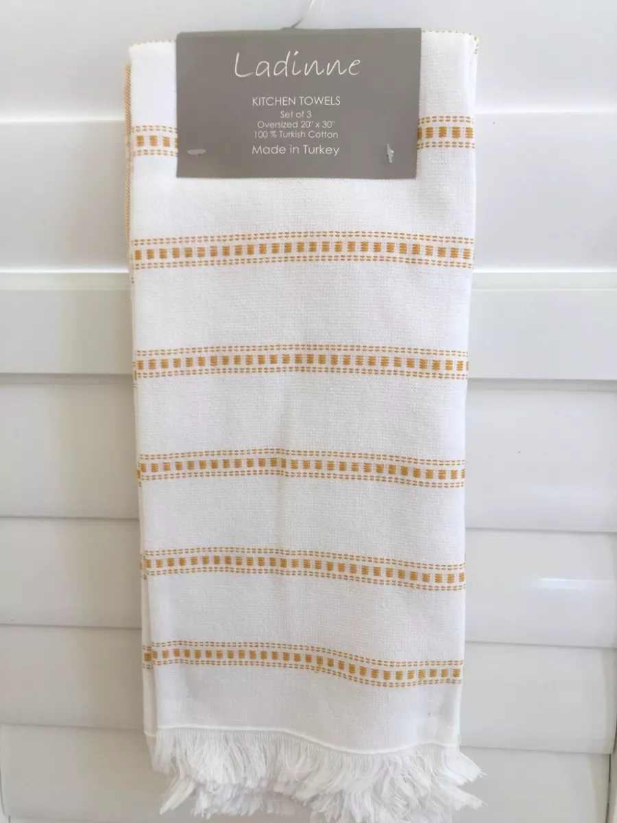 Oversized Beige Hand Towels