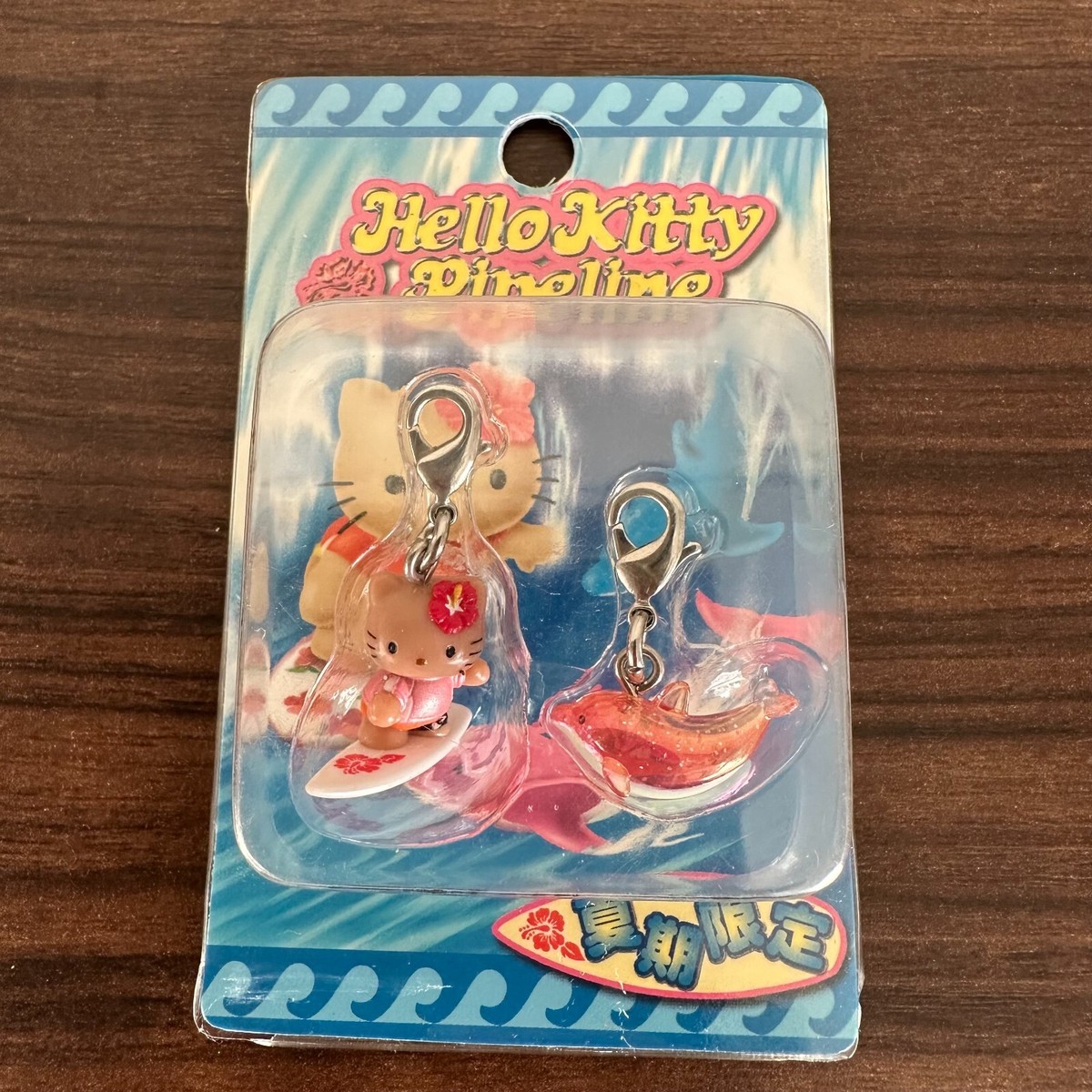 Hello Kitty Pipeline Dolphin Zipper Mascot Sun-Kissed Japan