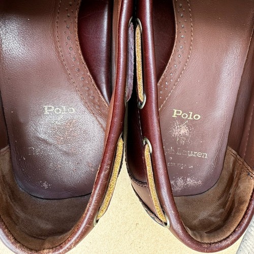 Polo Ralph Lauren Roberts Driving Loafers Shoes Leather Men’s Size 11 - Picture 9 of 10