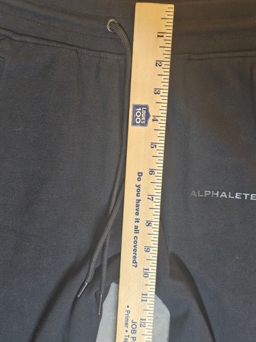 Alphalete Women’s Joggers Medium Black Zipped Pockets AL201128 NWT - Picture 10 of 15
