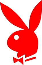 PlayBoy Bunny vinyl Decal Sticker  2.50" x 4" die-cut no background Play Boy