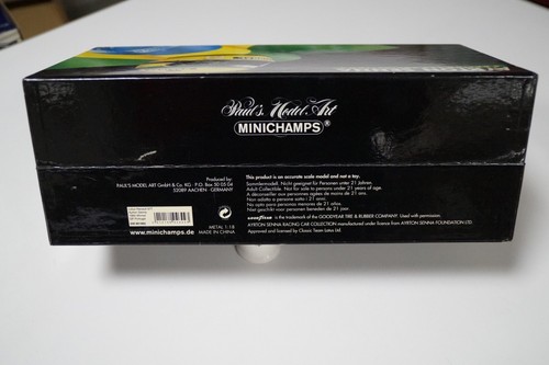 Ayrton Senna "First Win" Lotus 97T Winner GP Portugal 1985 - Minichamps 1:18 - Foto 9 di 17