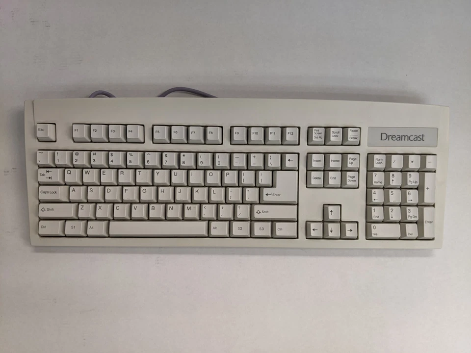 Sega Dreamcast Keyboard Model HKT-7620 OEM Authentic CIB complete with box - Image 2 of 4