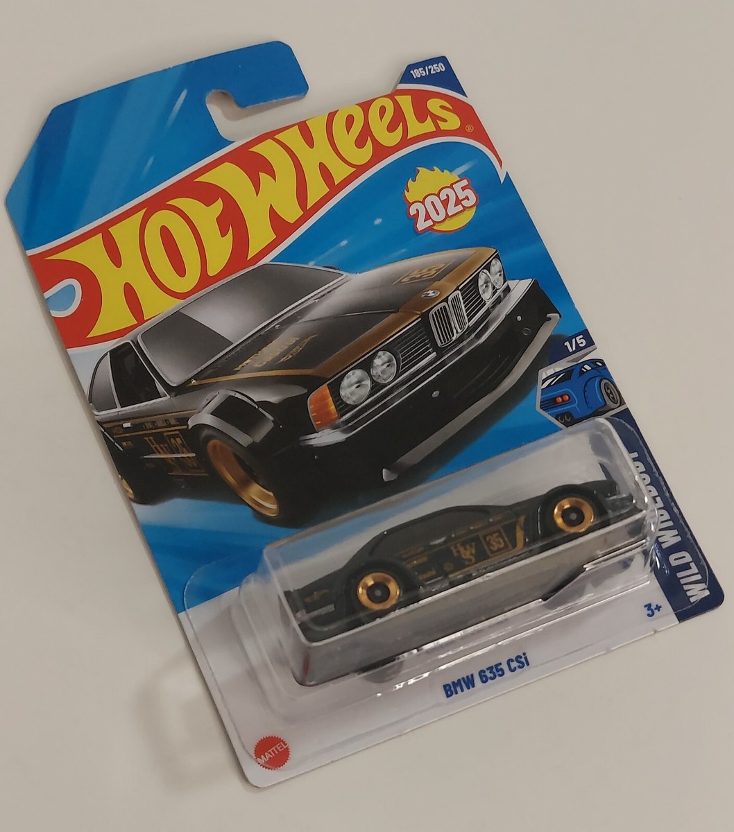 BMW 635 CSi 185/250 Hot Wheels 2025 HYW38 Wild Widebody 1/5 dark
