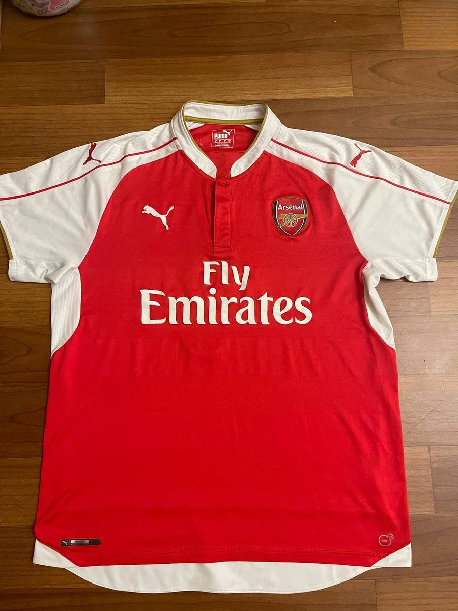 Arsenal 2015/2016 Home Football Shirt Jersey #4 Size L | eBay