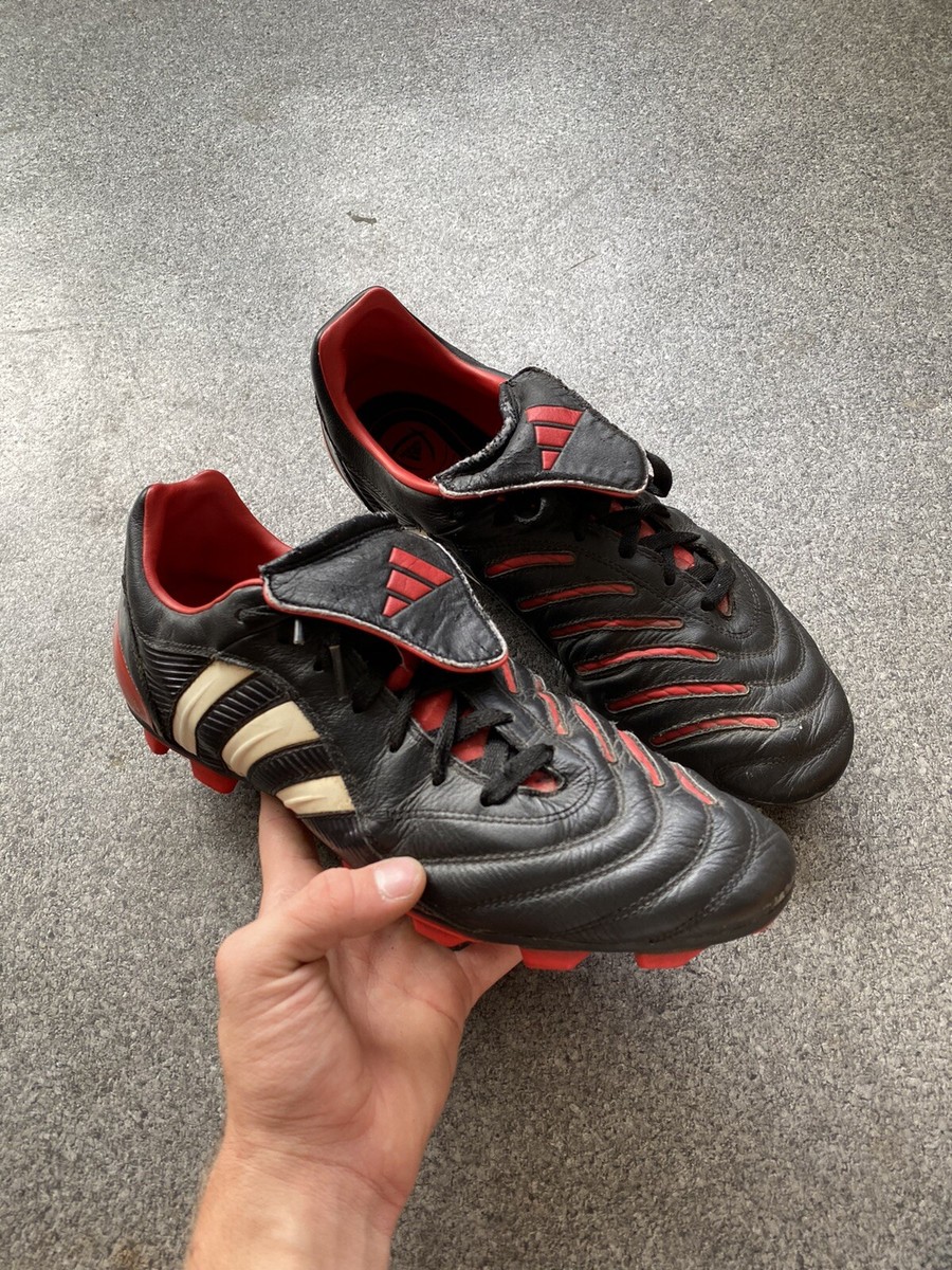 2004 Adidas Beckham Predator Pulse FG Mania 12.5 US Black Red