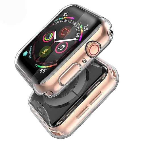 屏幕保护膜 保护套 TPU 外壳 Apple Watch Series SE 6 5 4 3 38/40/42/44 毫米 - 第 9 张/共 19 张