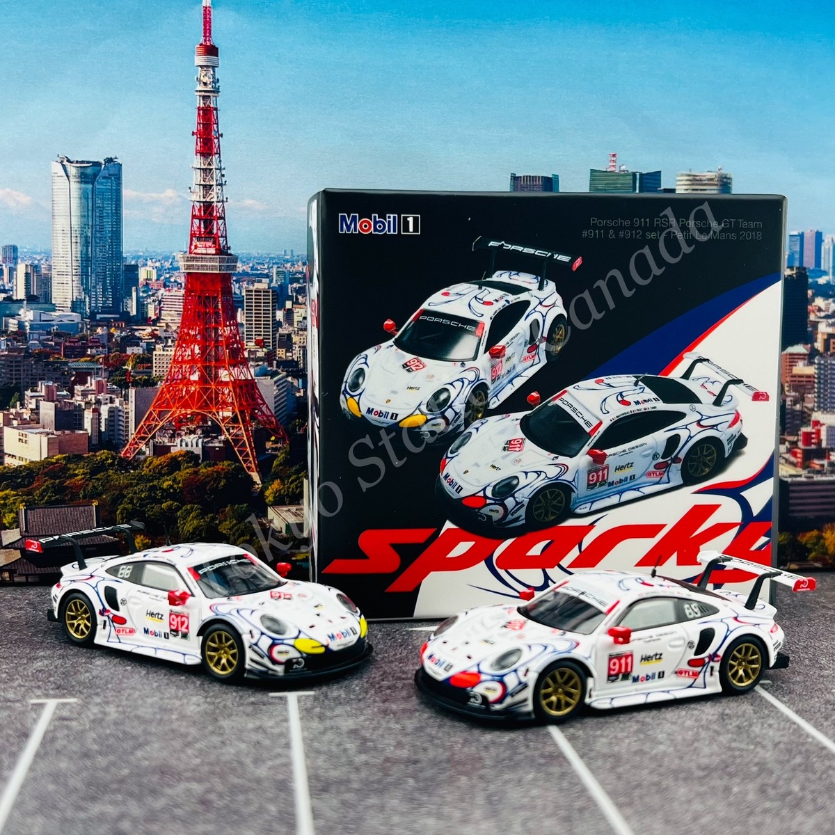 SPARKY x TINY 1/64 Porsche 911 RSR Porsche GT Team
