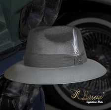 Black/ Oxford Golden Line Viejo Fedora Style Garcia Signature Hat