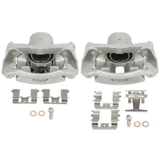 Front Left Right Brake Calipers w/ Bracket Pair For 97 98,00-2001 Acura Integra