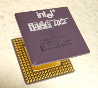 Intel 80486DX2 66 66MHz SX955 SL Enhanced version and write back cache P24D