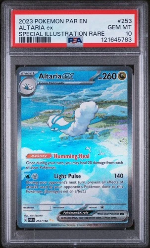 PSA 10 Altaria Ex 253/182 | Special Illustration Rare | Paradox Rift | 2023