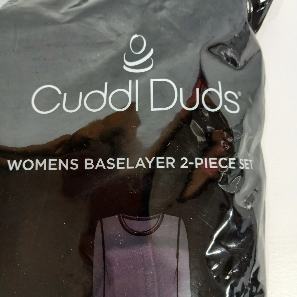 Cuddl Duds Women Purple/Plum 2-piec Long Sleeve Top Pants Base Layer Set XXL NEW - Image 4 of 4