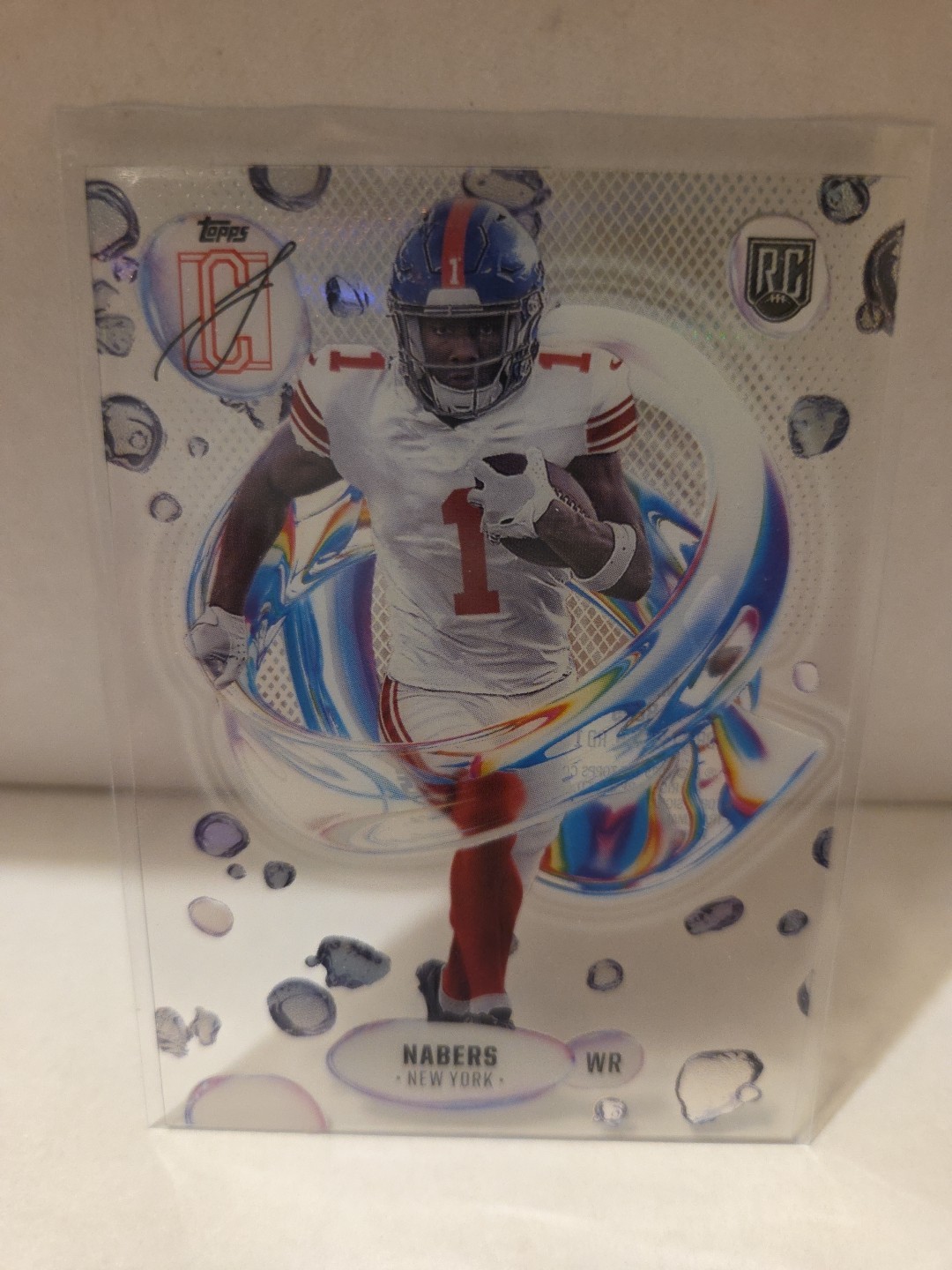 2024 Topps Signature Class - Malik Nabers #F-7 - Fluidity Insert - Giants RC SSP