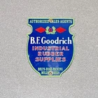 VINTAGE BF GOODRICH RUBBER TIRES PORCELAIN SIGN GAS OIL CAR TRUCK MOTORCYCLE