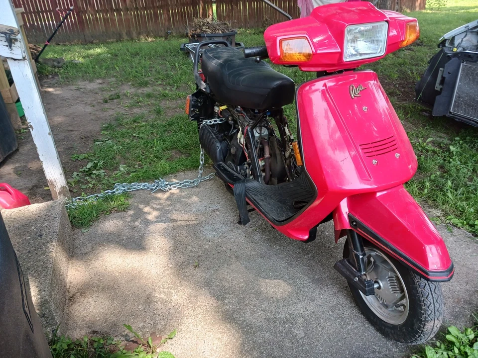 Scooter Yamaha Riva Xc125 1985 vintage Foto 3 de 4