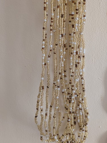 2xElegant African Elasticl colourful Waist /belly chain Beads.1 sized fit.31.5in - Picture 4 of 5