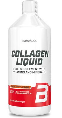 BioTech USA Collagen Liquid, 1000 ml Flasche, Tropical Fruits