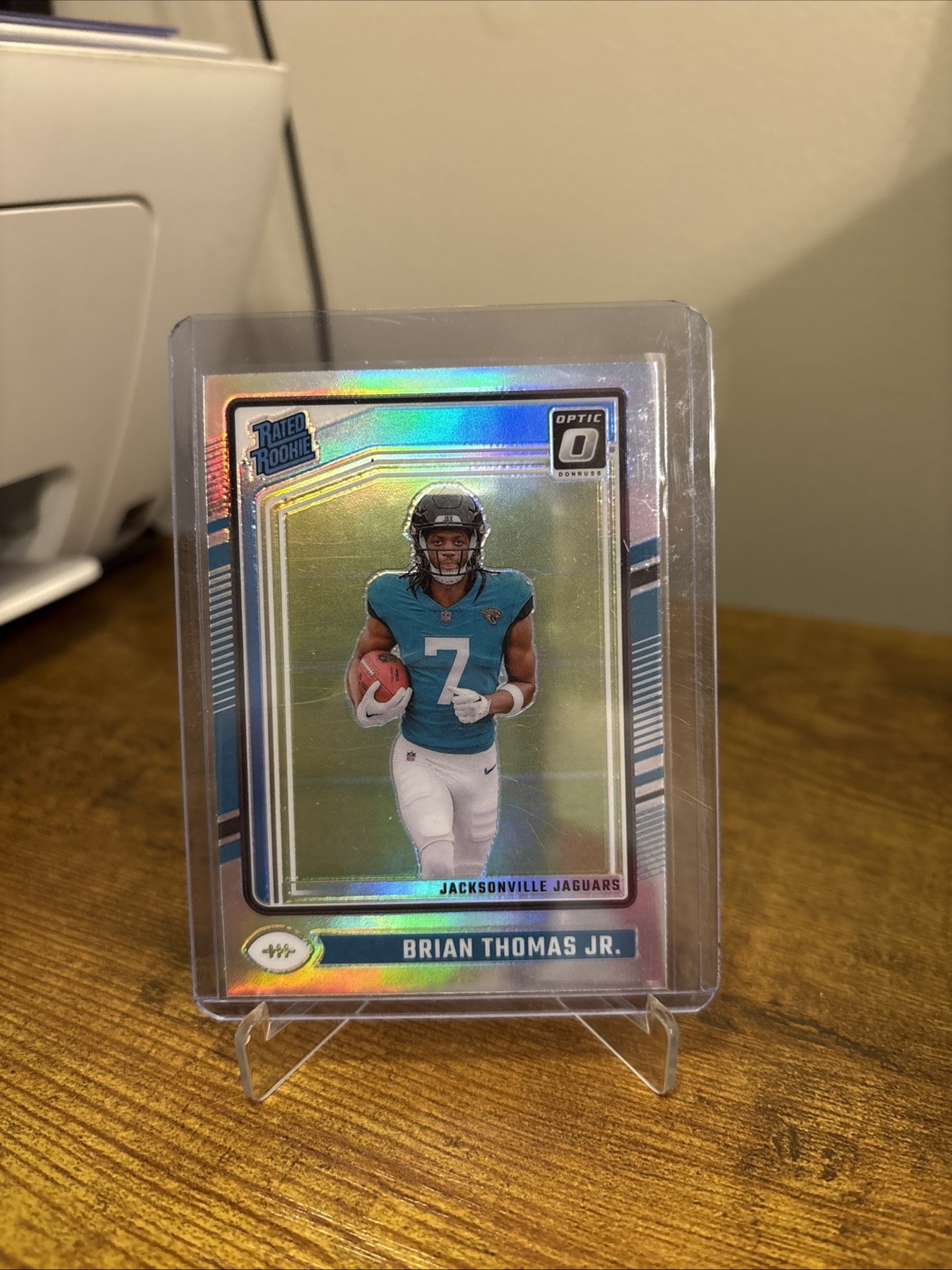 2024 Panini Donruss Optic - Rated Rookie Brian Thomas Jr. #214 Holo Prizm (RC)