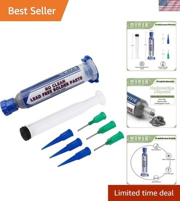 Sn42/Bi58 Lead-Free Solder Paste, 138  Melting Point, T4 Particle