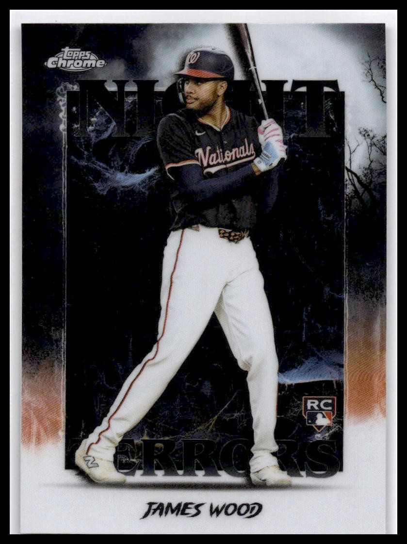 2025 Topps Chrome Update #NT-25 James Wood Night Terrors